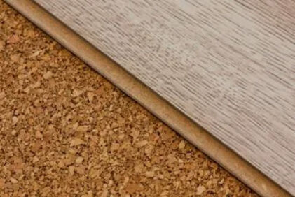 Cork underlayment