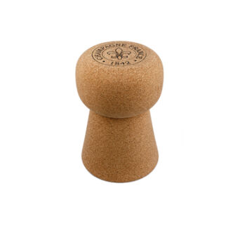 Natural cork puff