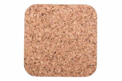Cork pad big square 30cm decor-set 4 pcs