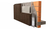 Expanded Cork Insulation Board for Facades, 40× 500 × 1000 mm - 2
