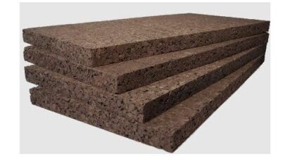 Expanded Cork Insulation Board for Facades, 40× 500 × 1000 mm