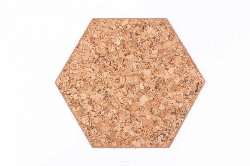 Corkboard Hexagon Decorative 7mm