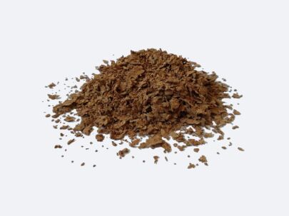 Cork shavings