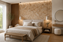 Wall Cork MALTA SNOW-BEIGE - 3