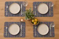 Rectangular cork pad blue - 4