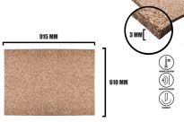 Cork Sheet 3 mm  middle-grained - 2