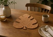 Cork pad Leaf 30 / 27cm decor- set 4 pcs - 2