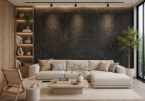Wall Cork Europa Black 3MM - 3