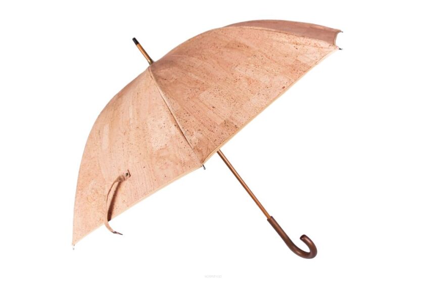 Umbrella from natural cork