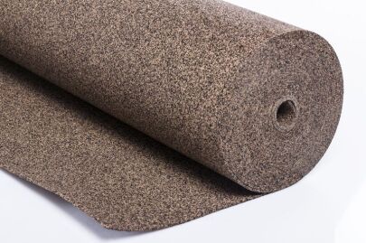 Rubbercork underlay 6mm (1mx5m)