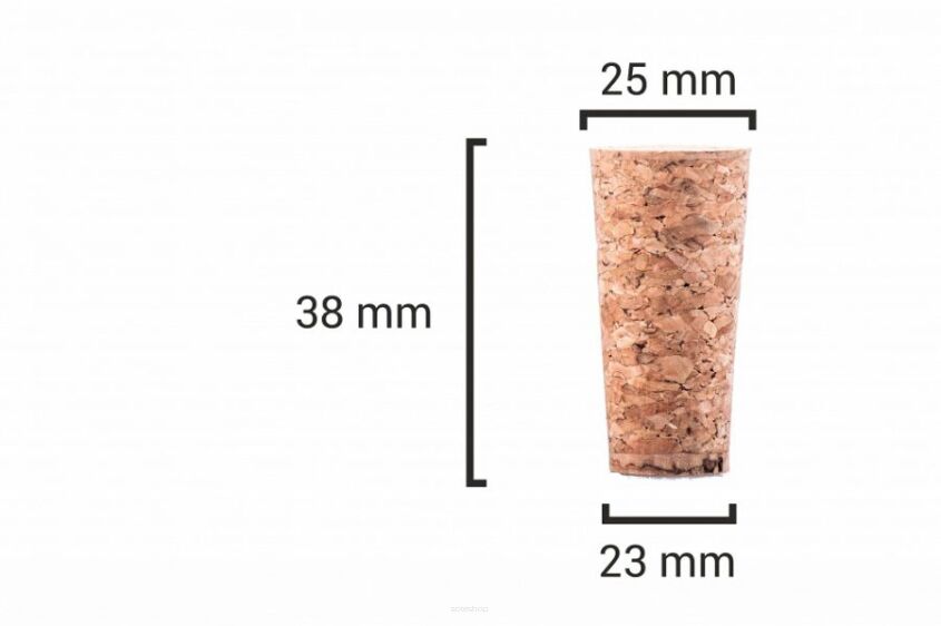 Bottle Cork 38x25/23mm-50 pcs