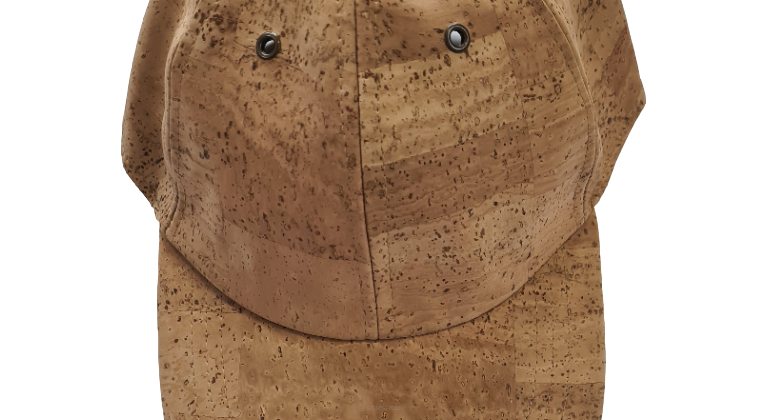 Cork cap with a visor