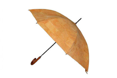 Umbrella made of cork