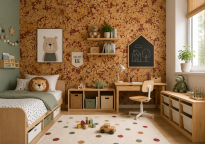 Wall Cork MALTA RED - 3