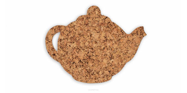 Cork pad medium teapot 24cm decorative -kpl 4 pcs