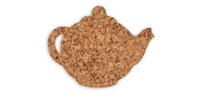 Cork pad medium teapot 24cm decorative -kpl 4 pcs