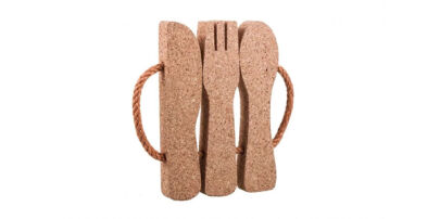 Natural Cork Pads Cutlery