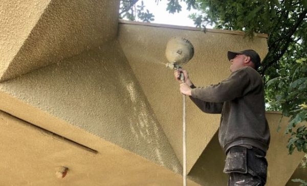 Spraying cork – Application