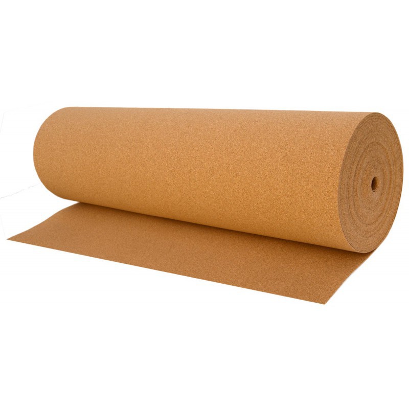 Flooring underlay rubber cork roll 2mm x 1m x 5m for all floor