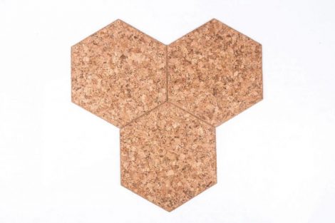 Corkboard Hexagon Decorative 7mm