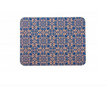 Rectangular cork pad blue