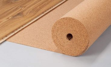 Natural and eco-friendly silencing underlay – a cork flooring