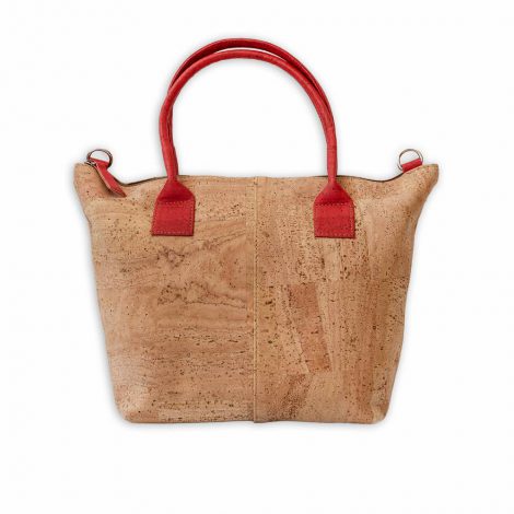 Women's cork bag- Berry