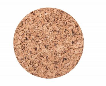 Cork pad Round medium 20cm decor - set of 4 pcs