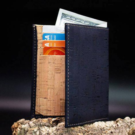 Men's navy blue wallet